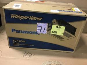 lot 71 image: Panasonic FV-11VH2 WhisperWarm FanHeater Combination, Ventilation Fan, Long Las in good condition