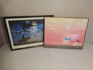 lot 69 image: Two Pieces of Framed Wall Art