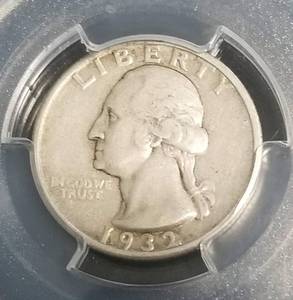 lot 02 image: 1932-S WASHINGTON QUARTER VF30 PCGS