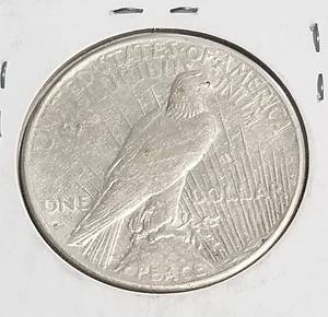lot 33 image: 1926-S PEACE SILVER DOLLAR