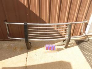 Brush guard. Appears to fit early 2000s Chevrolet. As shown.