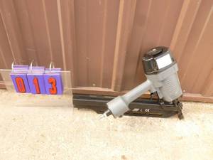 Central Pneumatic air framing nailer. Was working but piston appears stuck from sitting. As shown.