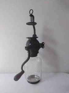 lot 134 image: Vintage Arcade Crystal No. 3 Cast Iron Coffee Grinder