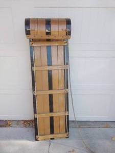lot 154 image: Vintage Wooden Sled