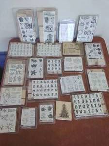lot 103 image: HUGE Collection of Rubber Stamps