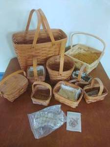 lot 106 image: Collection of Longaberger Baskets