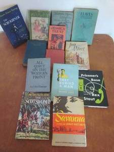lot 108 image: HUGE Collection of Old Books