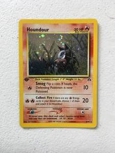 lot 22 image: 2001 Pokmon Houndour Neo Discovery 1st Edition 575