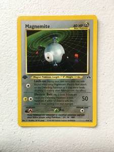 lot 23 image: 2001 Pokmon Magnemite Neo Discovery 1st Edition 775