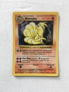lot 26 image: 1999 Pokmon Ninetales Holograph 12102