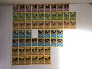 lot 34 image: Lot of 56 1st Edition Pokmon Cards ca 2001