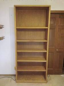 lot 48 image: Wooden Bookshelf