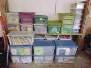 lot 191 image: TONS of Totes FULL of Childrens Books