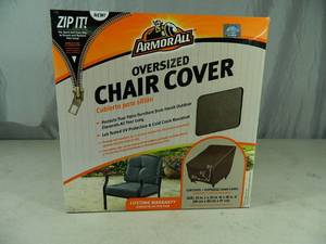 lot 4 image: New ArmorAll Oversized Chair Cover