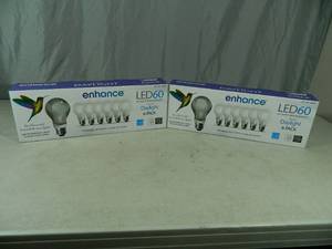 lot 10 image: 2 New Boxes of LED Lightbulbs