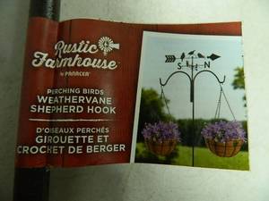 lot 37 image: New 78 Inch Weathervane  Shepherd Hook