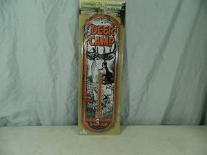 lot 91 image: New Deer Camp Tin Thermometer