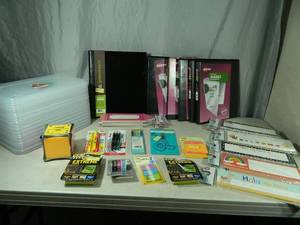 lot 113 image: New School, Office, Craft Supplies