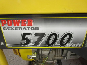 McCulloch 5700w Generator
