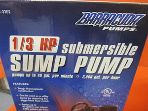 (New) Sump Pump