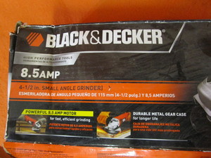 Black & Decker Angle Grinder