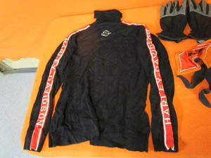 Harley Davidson Turtleneck, Gloves, Bandana, Helmet Bags