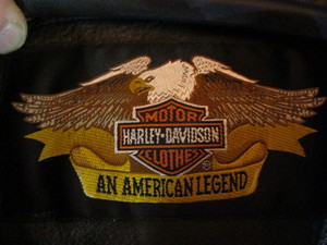 Harley Davidson Ladies Leather Jacket (size tag missing but is same size as lot #132)