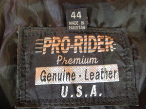 Mens Leather Vest Sz 44