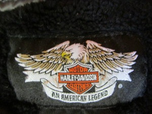 Harley Davidson Ladies Winter Coat wZip on Hood Sz Large