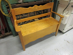 Bench & Wall MirrorCoat Rack