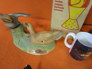 Ducks Unlimited Decanter, Terry Redlin Cups, Birds, Lava Lamp