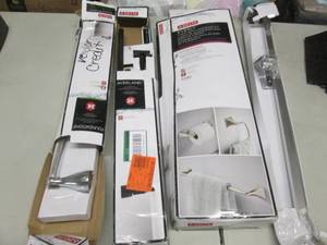 Bath Hardware, 3 Assorted Towel Bar...