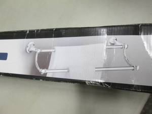 Delta Double Towel Bar open box...
