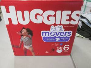 Huggies Little Movers Diapers 52 ct...