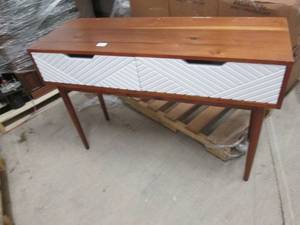 2 Drawer Console Table top scratche...
