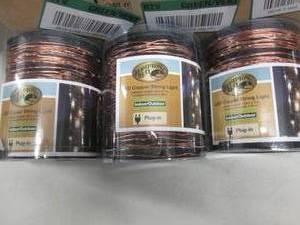 3 Hampton Bay Copper wire LED Starr...