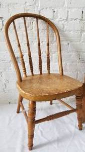 lot 51 image: Collection of Two Childrens Chairs and Stool