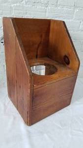lot 53 image: Old Pine Childs Potty Chair