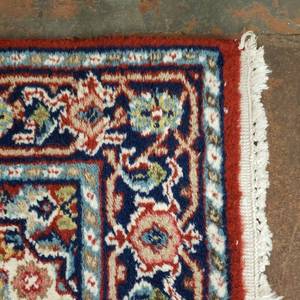 lot 66 image: Red Wool Oriental Area Rug  3 x 5.3
