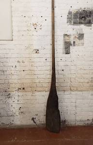 lot 49 image: Antique Long Paddle Boat Oar