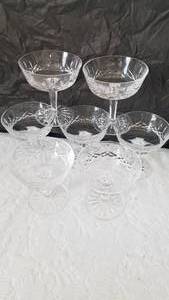 lot 87 image: Waterford Crystal Stemware  LISMORE Champagne and Sherberts