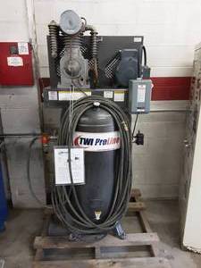 lot 2 image: TWI ProLine 5 HP 2-Stage Commercial Air Compressor