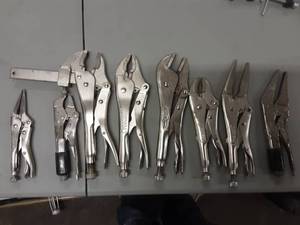 lot 18 image: Lot Of Assorted Vice Grips
