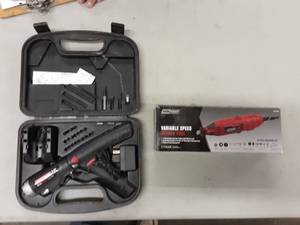 lot 37 image: Tool Shop Variable Speed Rotary Tool & Craftsman Driver