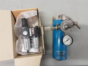 lot 42 image: Sharp Water Trap & Regulator Lubricator