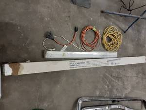 lot 73 image: 8 Cold Weather Strip Light, 4 Light, 2  Extension Cords, 1-Multi-Plug