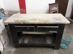 lot 106 image: Crafts, Work Deck With Drawers