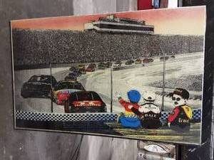 lot 115 image: Unique Color On Glass Artwork 20x32
