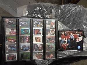 lot 121 image: Collector Cards Collage (In Holders) & Tom Petty Photo Picture