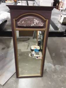 lot 133 image: Vintage Mirror With Mosaic Mirrored Pieces